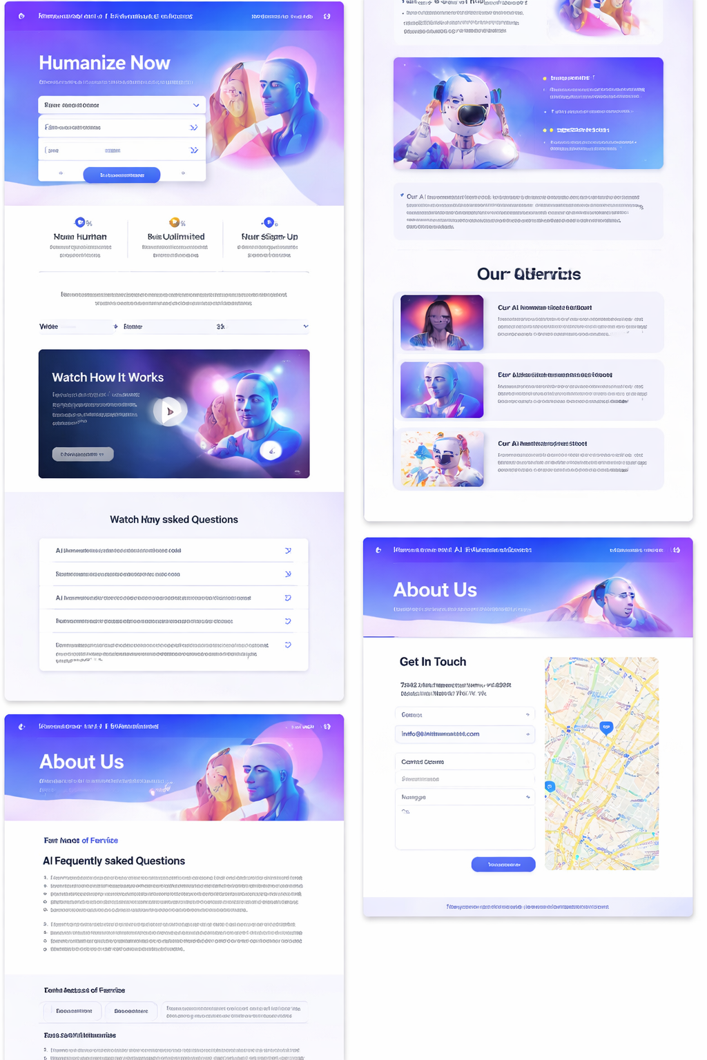 Abstract illustration of AI and human creativity